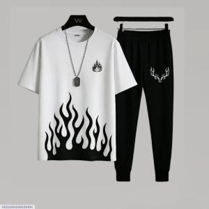 2 Pcs Men's Micro Plain Track Suit