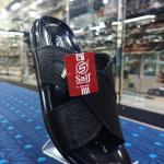 Saif chappal /musterd/black